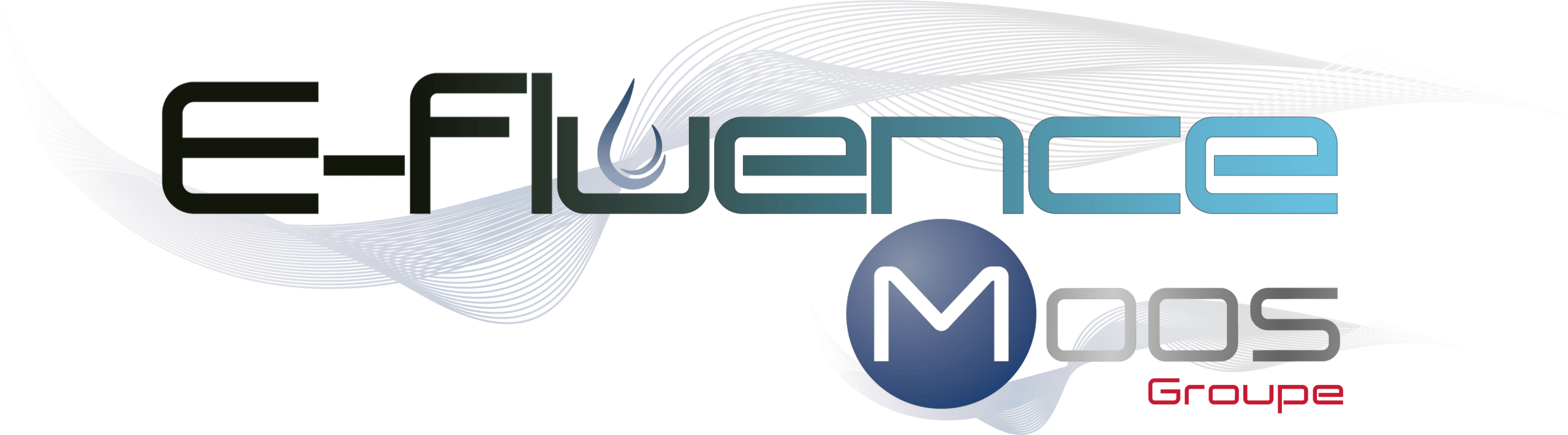 Logo e-fluence et groupe Moos